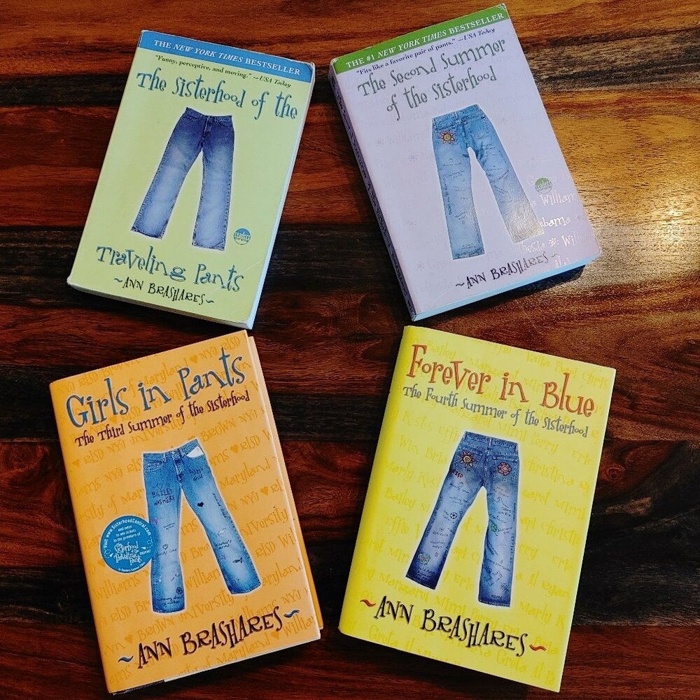 Sisterhood of the Pants by Ann Brashares: Lot of 2 Hardcover & 2 Paperback Books